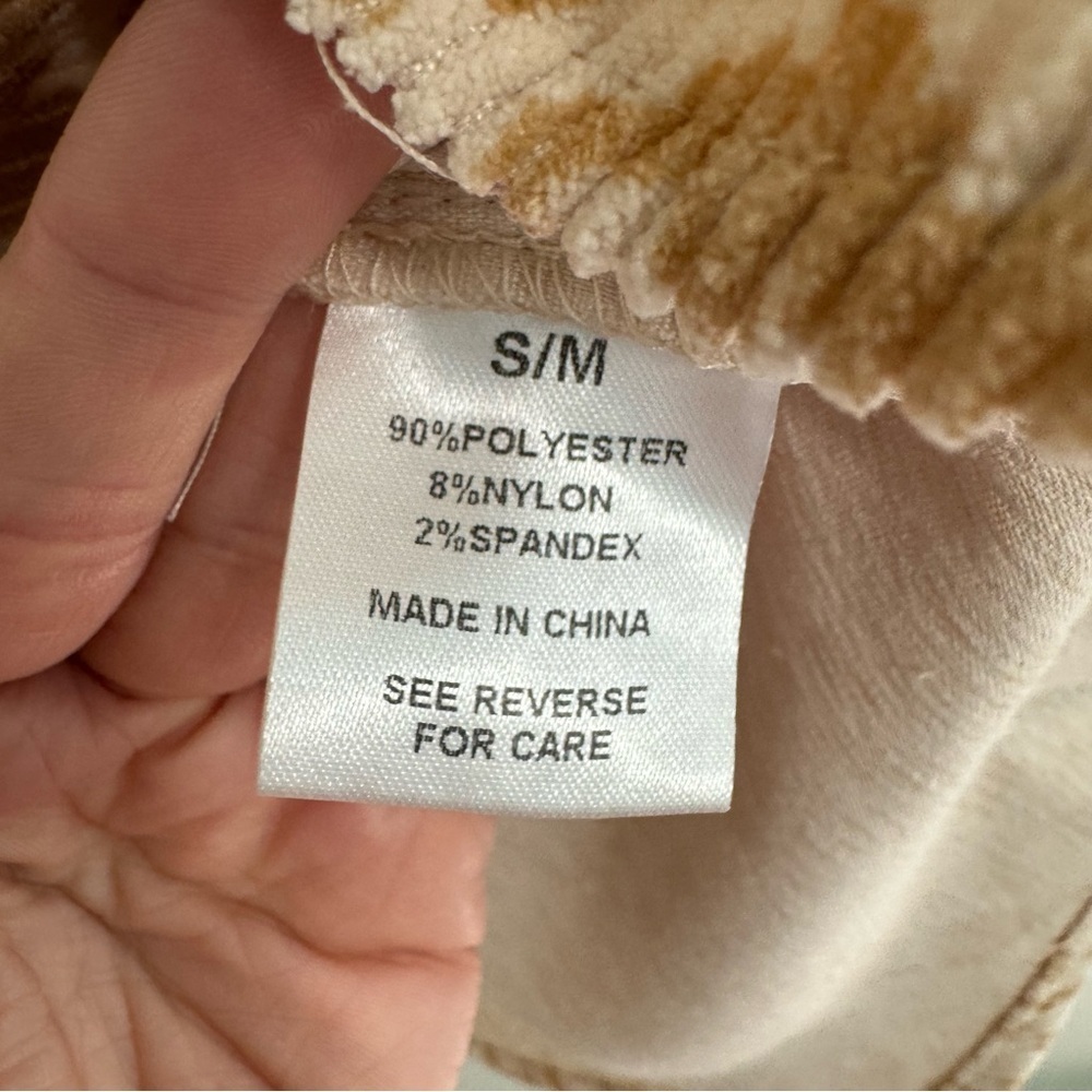 Wishlist Animal Print Corduroy Shacket - Picture 5 of 7